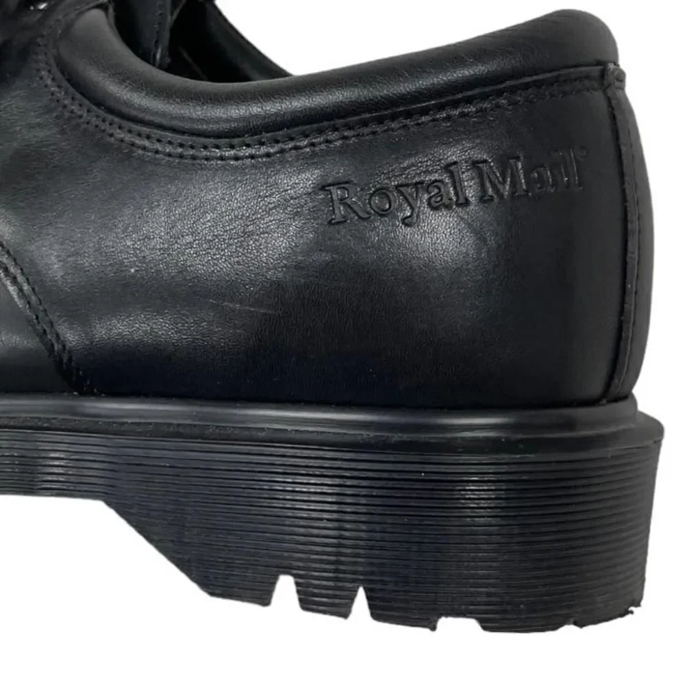 Dr Martens Royal Mail Black Leather Oxfords Size 10.5 UK 11.5 US